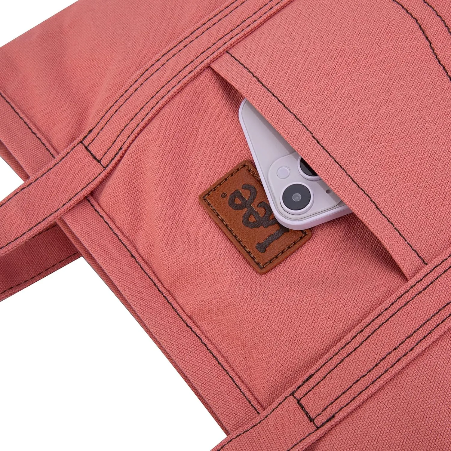 x Lee Tote Bag for Women Denim Canvas Top Handle Shoulder Purse Handbags with Multi-Pocket for Work, Travel & Everyday Use