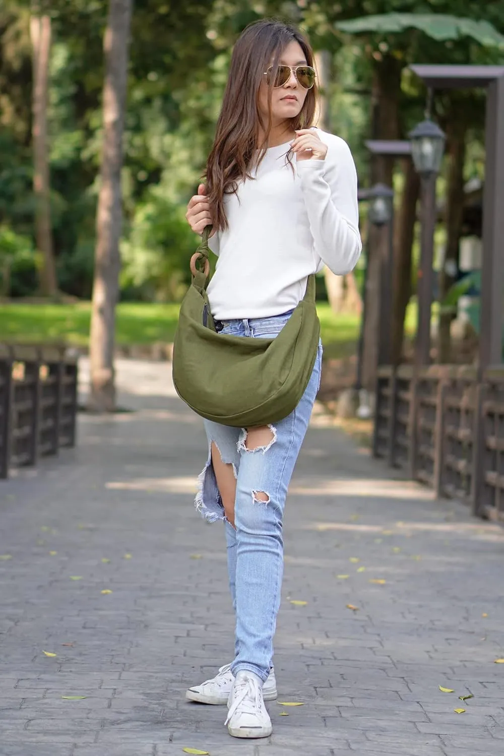 YOUR COZY Women's Crossbody Handbags Hippie bag Hobo Bags for Women Shoulder Sling Bag Hippie Tote Bag Hippie Purse