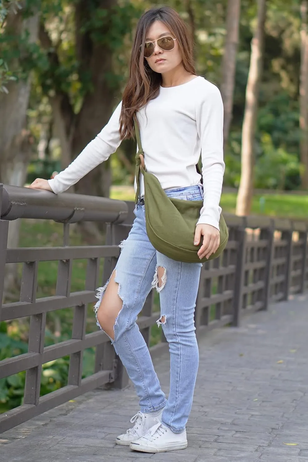 YOUR COZY Women's Crossbody Handbags Hippie bag Hobo Bags for Women Shoulder Sling Bag Hippie Tote Bag Hippie Purse