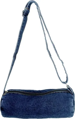 YunZh Denim Hobo Bag, Casual Style Lightweight Classic Retro Travel Shopper Purse Shoulder Handbag Messenger Bag