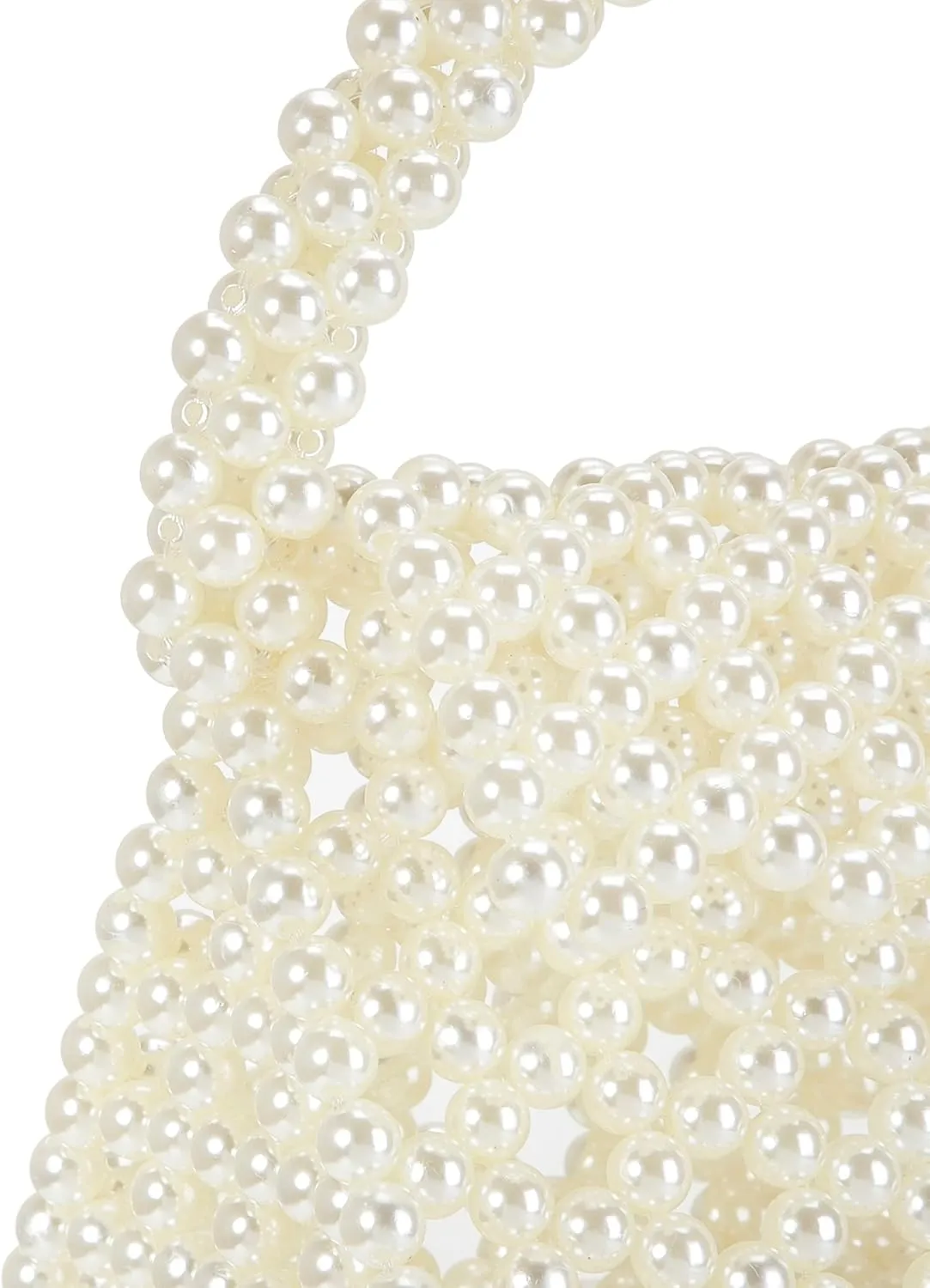 YUSHINY Candy Color Acrylic Beaded Hollow Handbag Evening Clutch Triangle Bags for Wedding Party