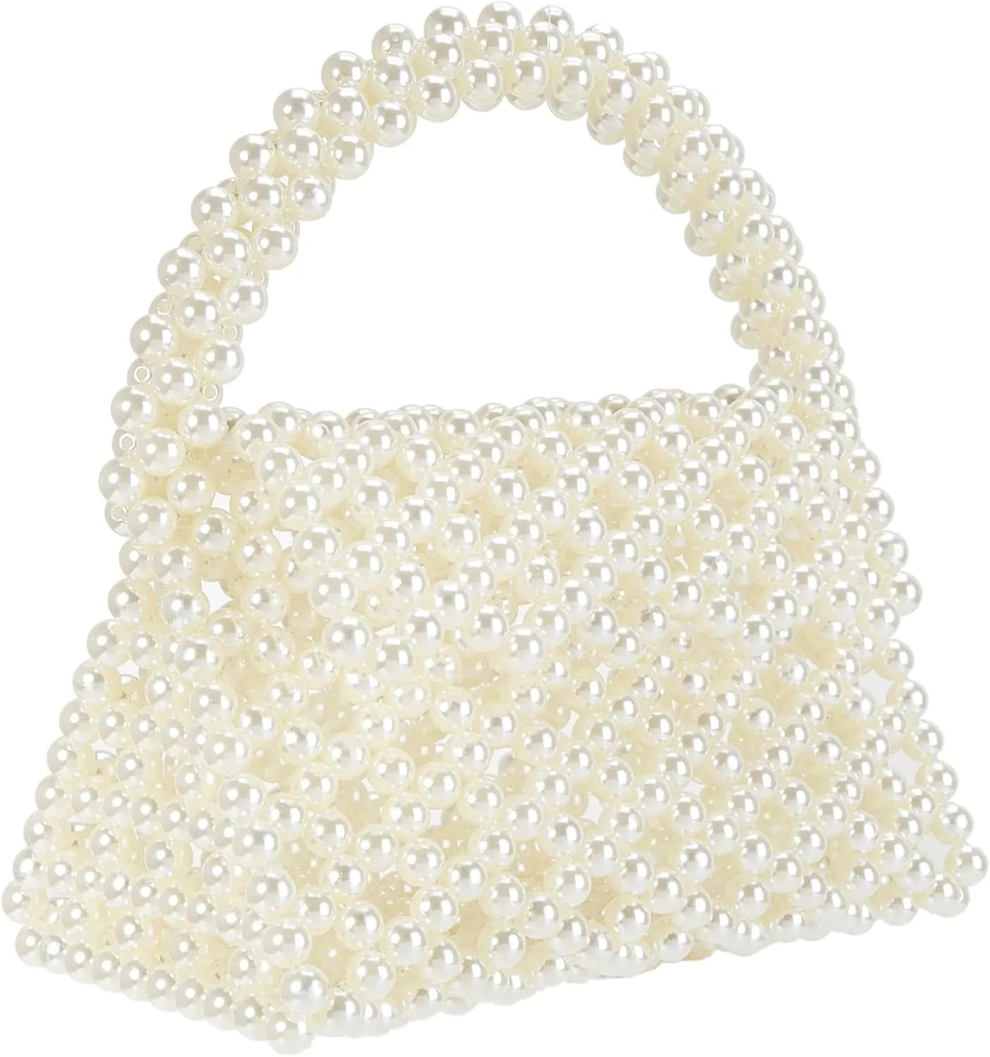 YUSHINY Candy Color Acrylic Beaded Hollow Handbag Evening Clutch Triangle Bags for Wedding Party