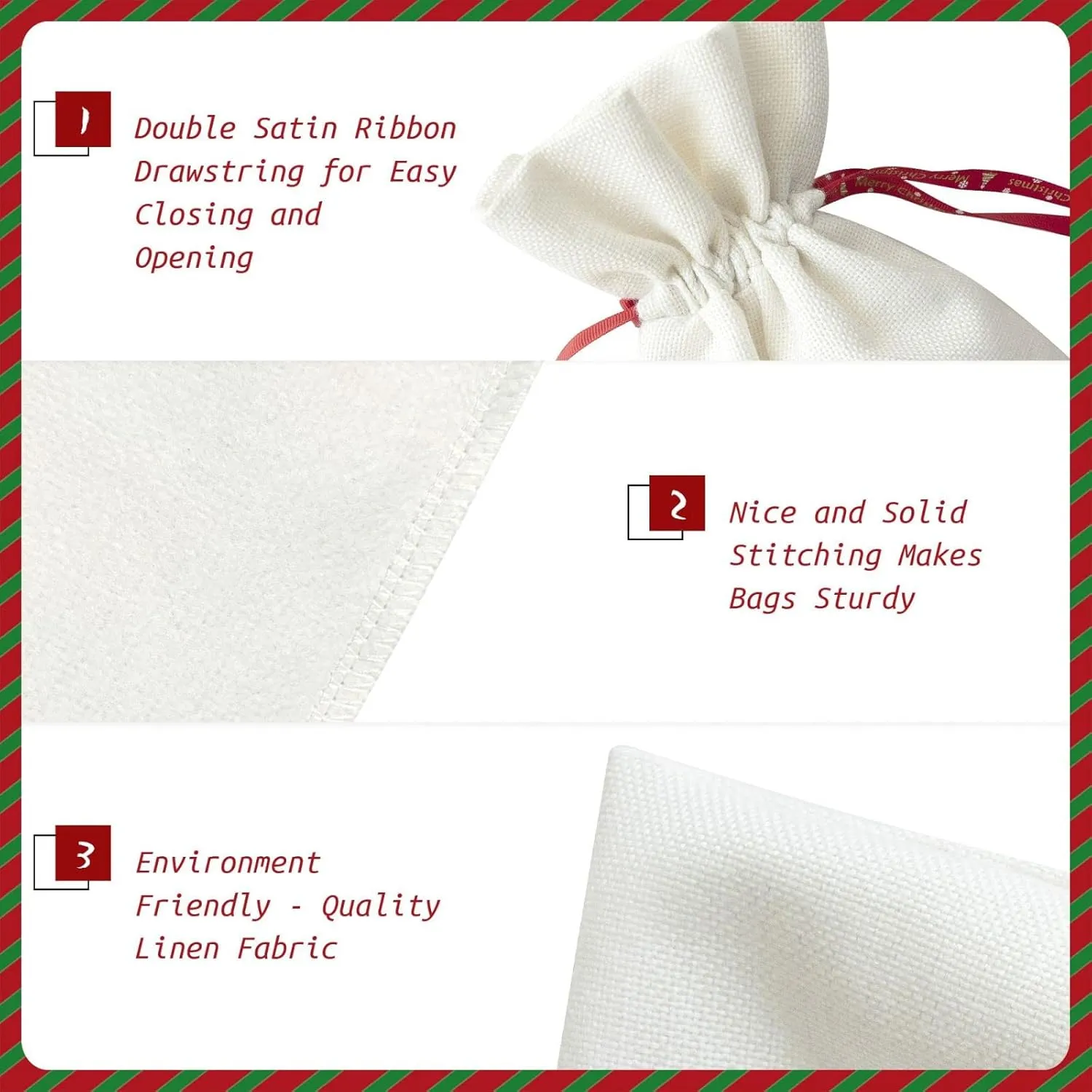 ZISHAK Penguins On The Iceberg Drawstring Fabric Gift Bags–ideal Holiday Gift Bags For Any Occasion